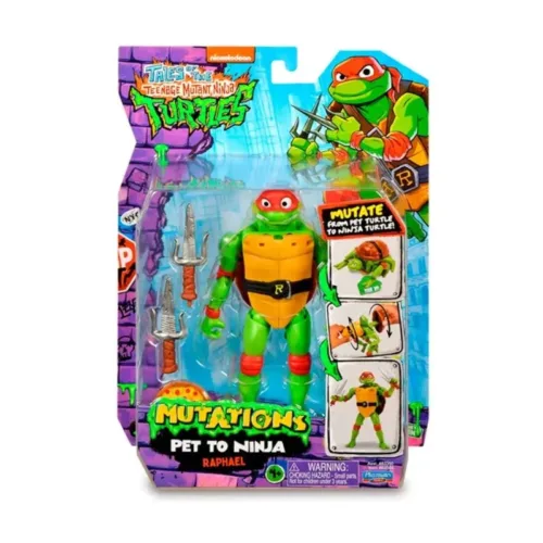 Figura acción TMTN Raphael Deluxe con sais sonido Famosa TU838000