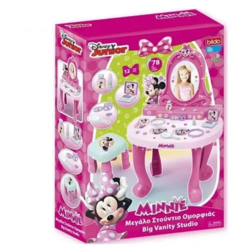 Tocador infantil Disney Minnie Mouse 78 accesorios incorporados B-8444 BILDO
