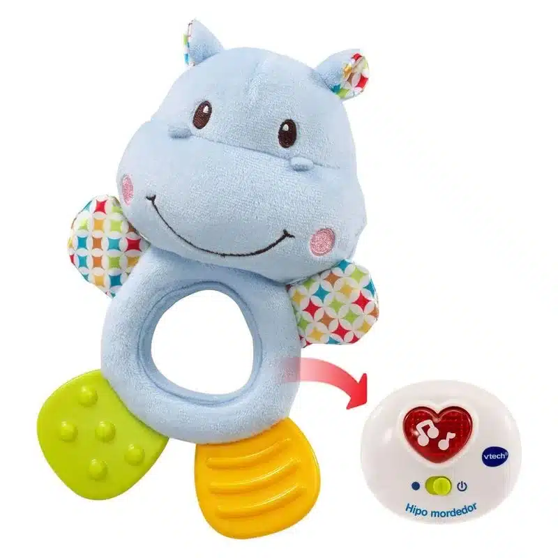 Peluche Hipopótamo mordedor musical 80-502522 VTECH