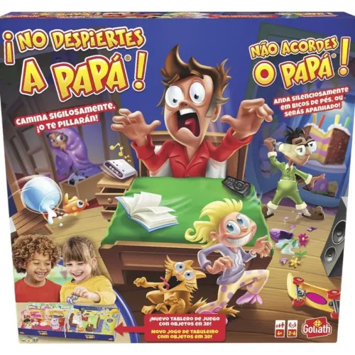 Juego de mesa infantil de habilidad ¡No despiertes a papá! 370581 GOLIATH
