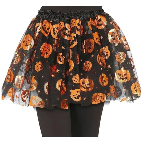 Tutú calabazas infantil de 30 cm para disfraz Halloween 19091 GUIRCA