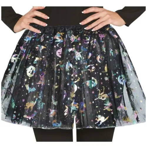 Tutú halloween adulto 40 cm para disfraces y fiestas de Guirca 19024