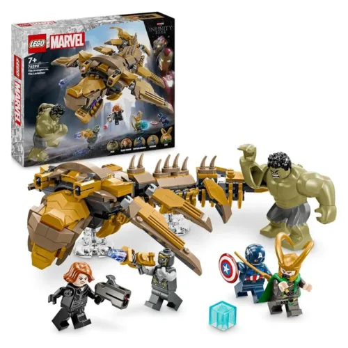 Lego Marvel Vengadores vs Leviatan Infinity Saga con minifiguras 76290