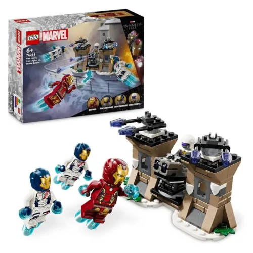 Lego Marvel Iron Man y legión de hierro vs Hydra Soldier 76288