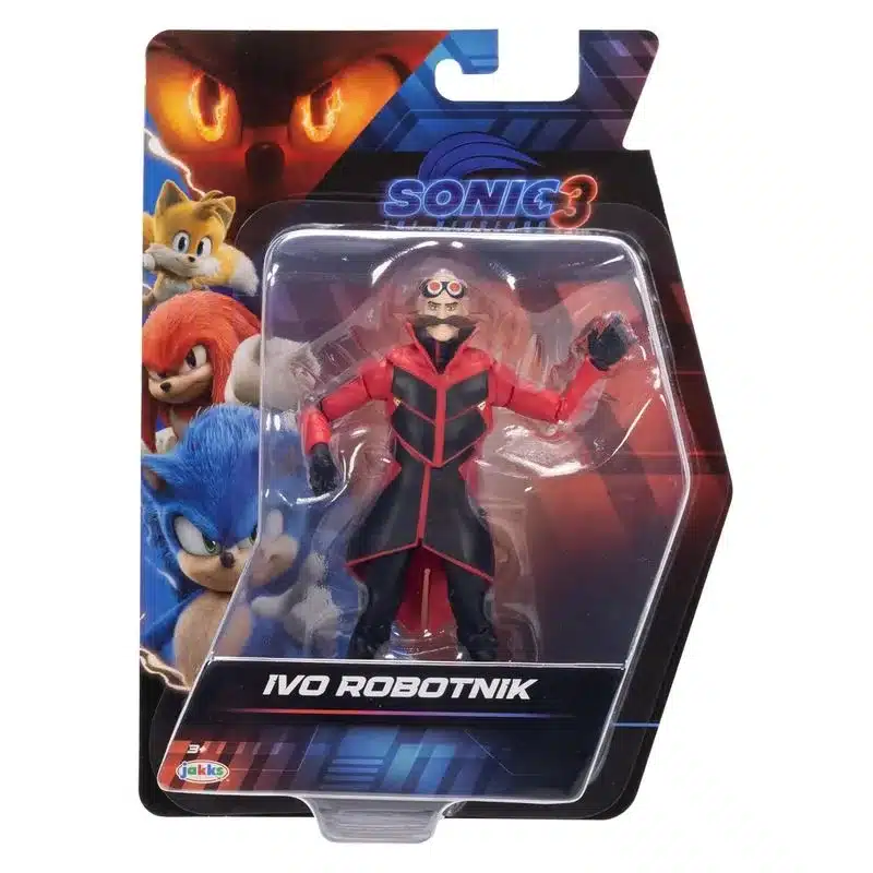Sonic 3 La Película Figura de Acción Ivo Robotnik 423984 JAKK - Imagen 2