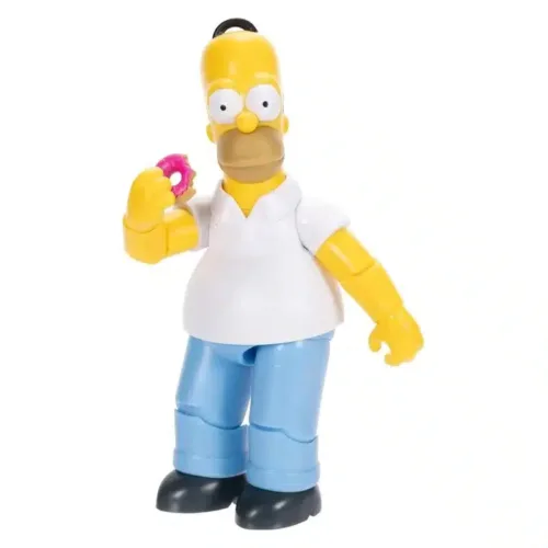 Los Simpsons Figura Hommer Articulable con Donuts 13 cm 175414 JAKK