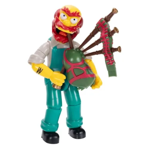 Los Simpsons Figura Articulable Willy con Gaita 13 cm 175434 JAKK