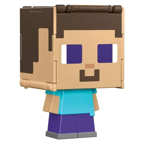 Minecraft Figura Steve Intercambiable 2 en 1 HTL44 MATTEL