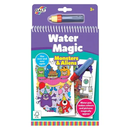 Libreta Agua Mágica Monstruos y Alienígenas 1005686 GALT