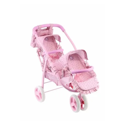 Carrito Gemelar Rosa Colección Olivia 61 cm 1121000283 LA NINA