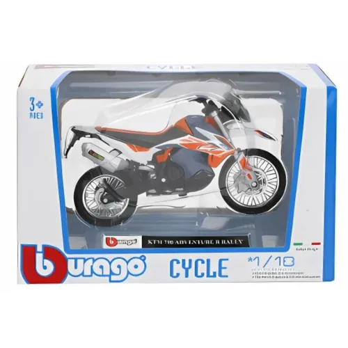 Moto de juguete KTM 790 Adventure R RALLY escala 1:18 78046-KTM790 BURAG