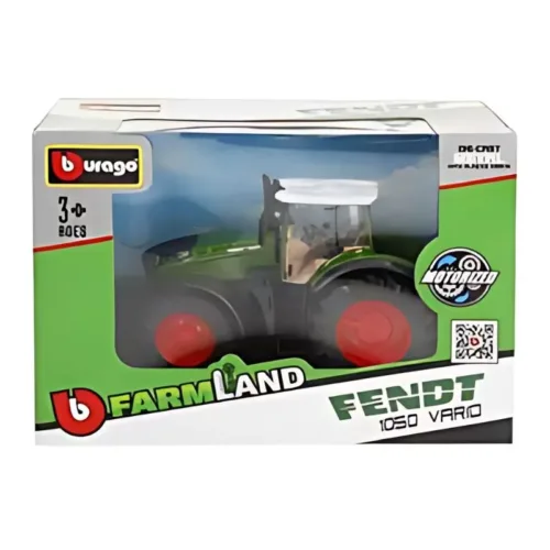 Tractor de metal 10cm Fendt verde Farmland 31612s78043 BURAGO