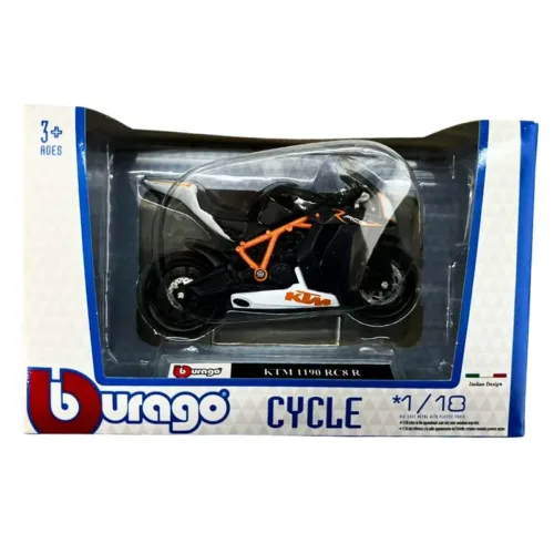 Moto de juguete KTM 1190 RC8 R escala 1-18 78047-KTM1190RC8R