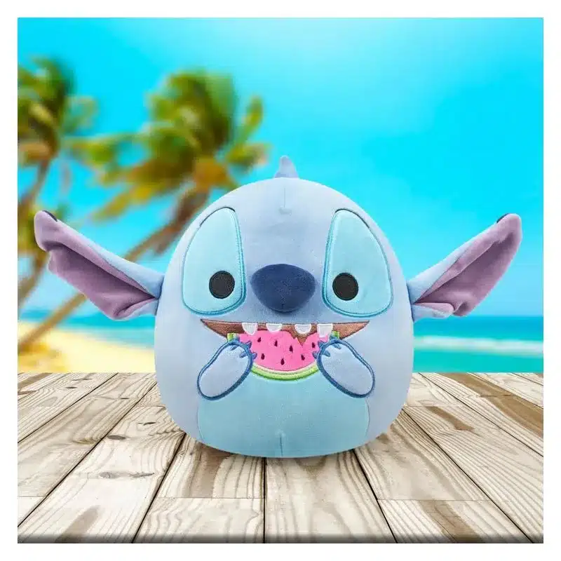Peluche suave Squishmallows Disney Stitch sandía 20cm QDI00366sSQDI00698 - Imagen 2