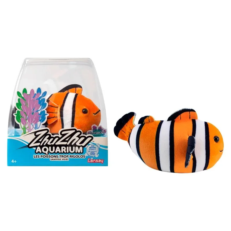 Pez interactivo Zhu Zhu Fish Moon el pescado Clown 51116sZ1000 Toy Partner