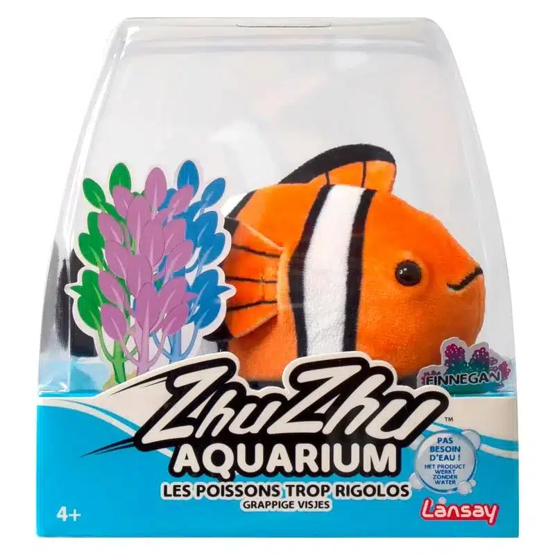 Pez interactivo Zhu Zhu Fish Moon el pescado Clown 51116sZ1000 Toy Partner - Imagen 3