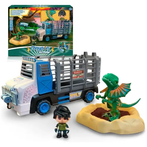 Rescate del dinosaurio Dilophosaurus Pnypon Action 700017398 FAMOSA