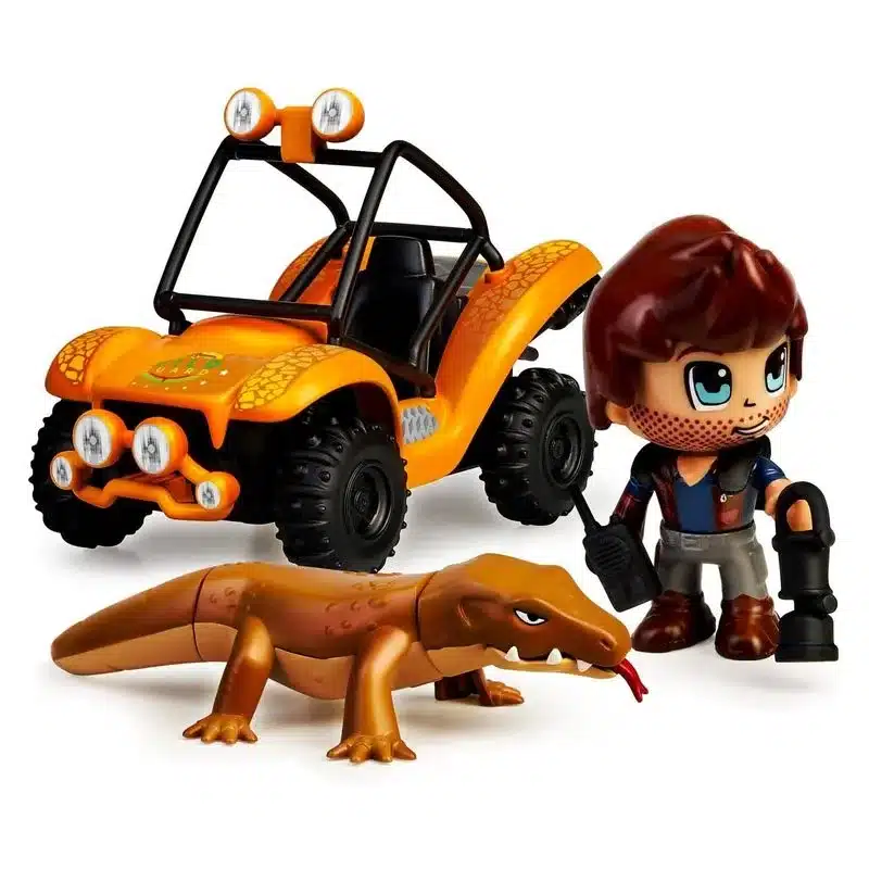 Pinypon Action Buggy con dragón de Komod y muñeco explorador 700017050 FAMOSA - Imagen 2