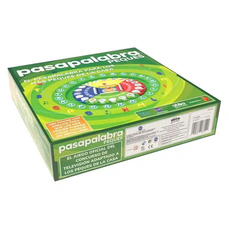 Juego de mesa Pasapalabra Peques con 160 fichas con dibujos 700016202 FAMOSA - Imagen 3