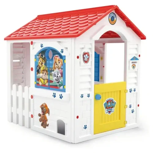 Casita infantil La Patrulla Canina blanca con tejado rojo Chicos 89526 FAJU