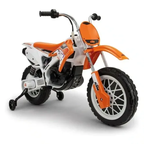 Moto eléctrica infantil KTM Cross 12V naranja 6833 INJUSA
