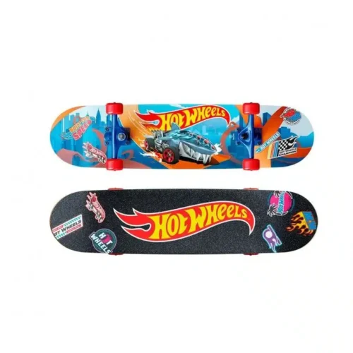 Skate madera Hot Wheels con ejes PP y ruedas 60mm 914D00186 DEQUBE