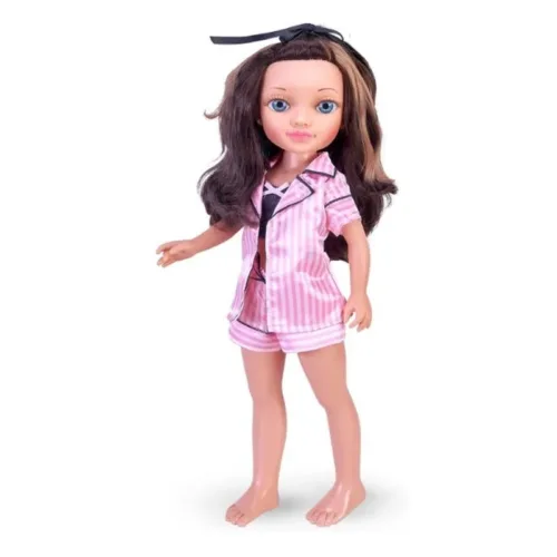 Nancy Muñeca Beauty Fridge con Accesorios de Belleza NAC74000 FAMOSA