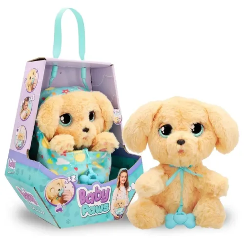 Peluche interactivo Perrito con sonidos Baby Paws 921146 IMC