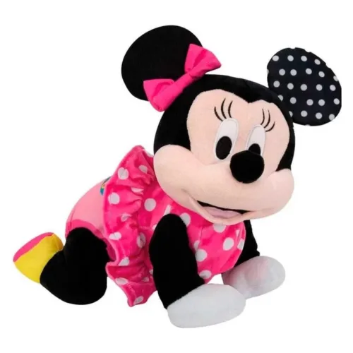 Peluche interactivo Baby Minnie Gateos primeros pasos 555741 CLEMENTONI