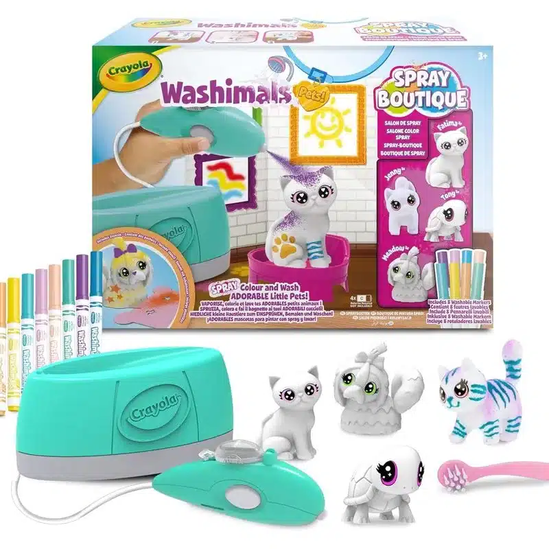 Crayola Wahimals Pets Spray Boutique colorea con aerógrafo 74-7517 CRAYOLA