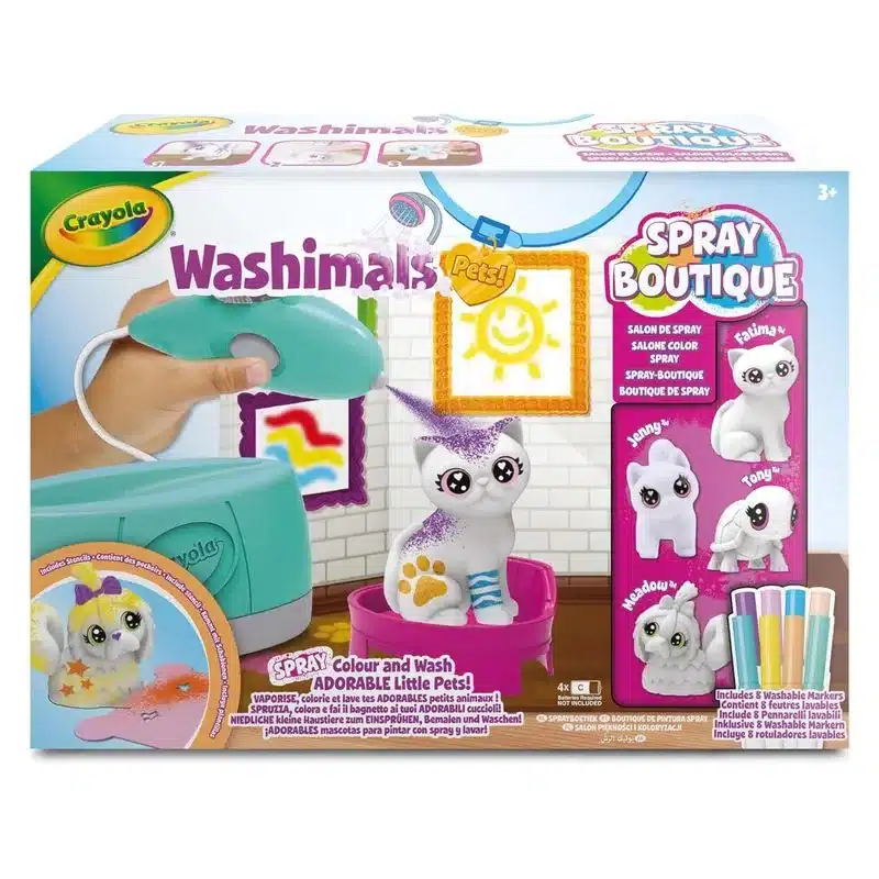 Crayola Wahimals Pets Spray Boutique colorea con aerógrafo 74-7517 CRAYOLA - Imagen 2