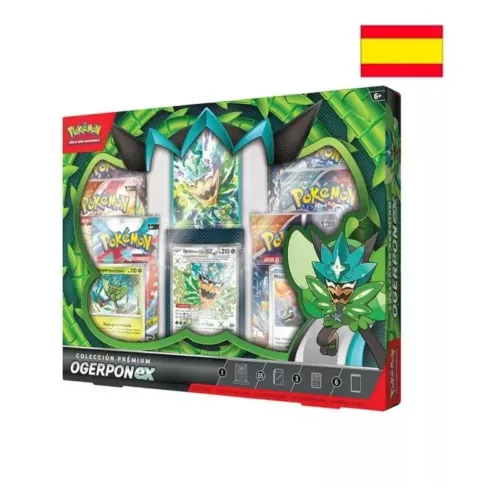 Colección de Cartas Pokémon Premium Ogerpon EX español PC50531 LAST LEVEL