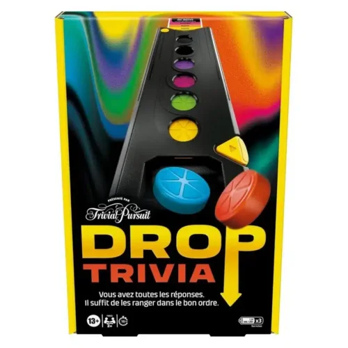 Juego de grupo electrónico Trivial Pursuit Drop Trivia F9833 HASBRO
