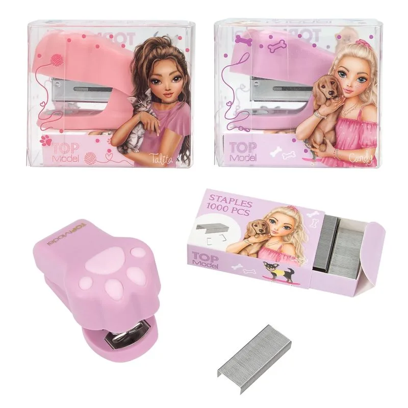 TOP Model Set Mini Grapadora Kitty & Doggy, Surtido 12190 DEPESCHE