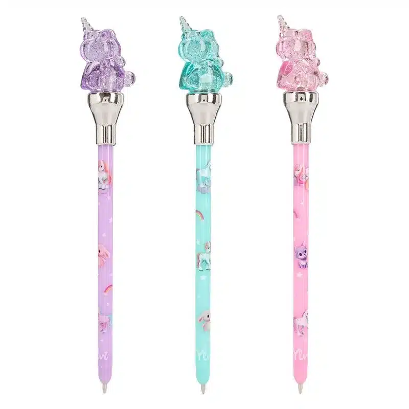 Bolígrafo Ylvi de unicornio con luz LED, m. surtidos 12203 DEPESCHE