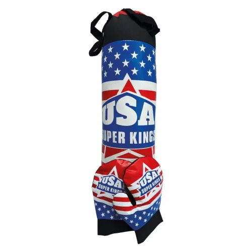 Saco de Boxeo Pequeño USA S.King con Guantes 321-31 INNOVATOYS
