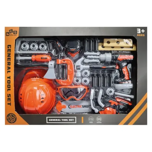 Set Herramientas Grandes de 32 Piezas con Casco 778-34 INNOVATOYS