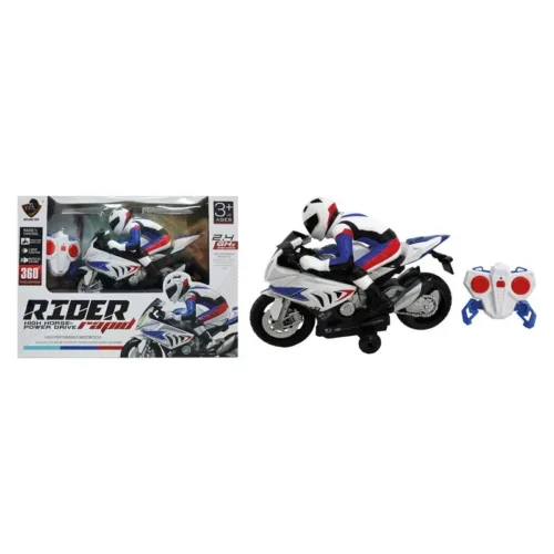 Moto Radiocontrol 360º con Luces y Sonido Blanca 810 INNOVATOYS