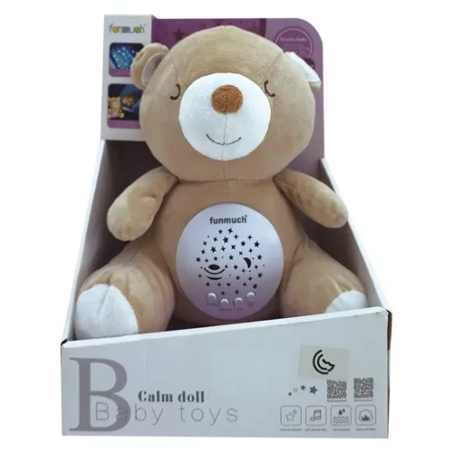 Peluche Osito con Luz en Barriguita 30 cm FM666-18 INNOVATOYS