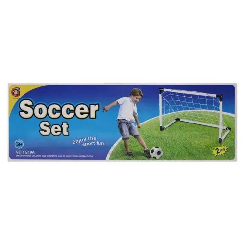Set 2 Mini Porterias Montables con Balón YG19A INNOVATOYS