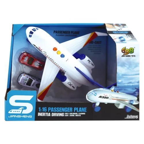 Avión de Juguete con Botones y 2 Coches JS161 INNOVATOYS