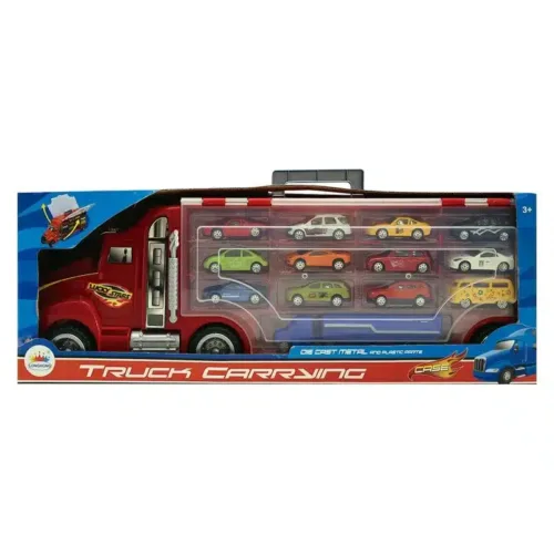 Camión Portacoches Asa de Transporte y 13 Vehículos LH535 INNOVATOYS