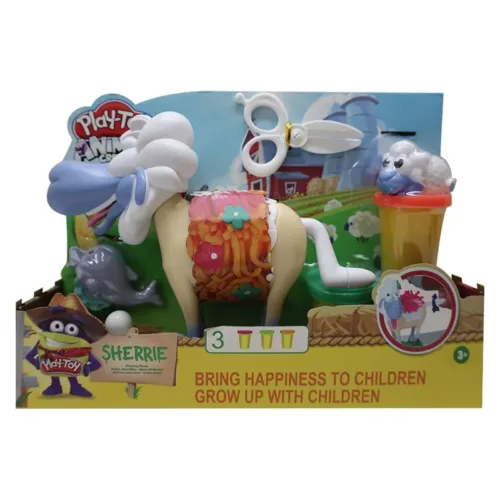 Play Toys Set Oveja con 3 Botes de Plastilina SM8066 INNOVATOYS