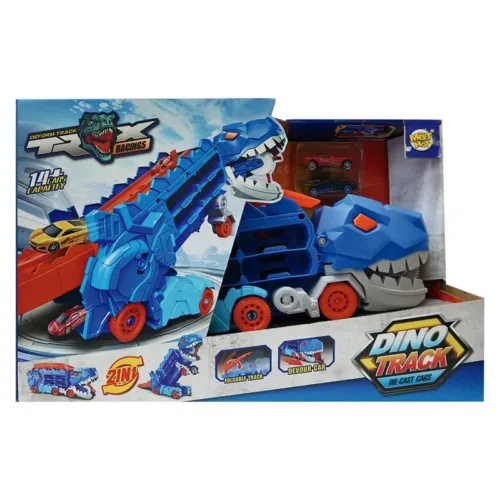 Camión Dino Track Azul Portacoches 2 en 1 MH-176 INNOVATOYS