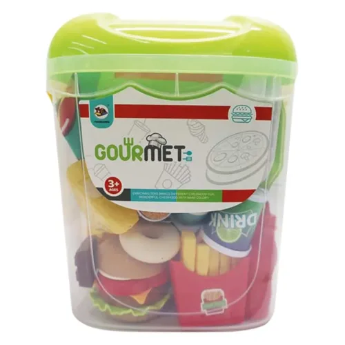 Gourmet Cubo con Piezas de Comida Rápida 3000-2 INNOVATOYS