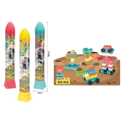 Cohete con 370 Bloques Multicolor, Modelos Surtidos 9913B INNOVATOYS