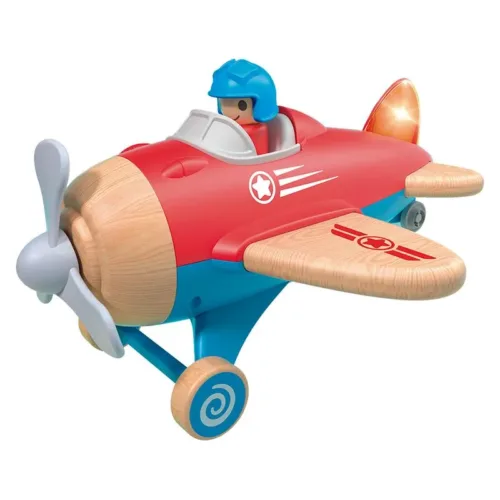 Avión de Madera con Piloto WB0008 INNOVATOYS