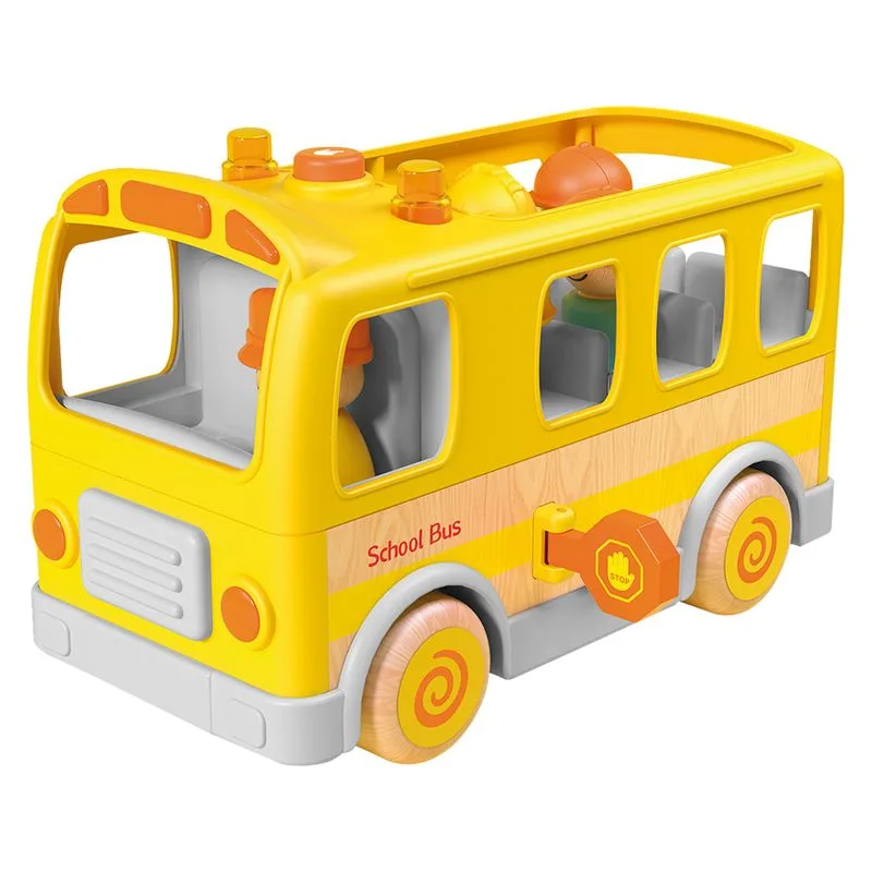 Autobús Amarillo con Ruedas de Madera WB001-P INNOVATOYS