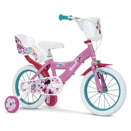 Bicicleta infantil Minnie Mouse 14 pulgadas rosa 14613 TOIMSA