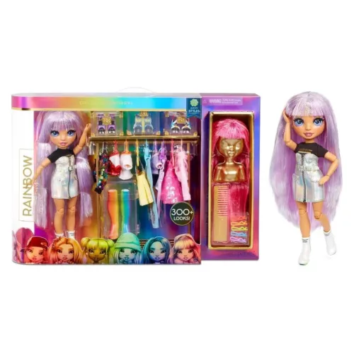 Muñeca Rainbow High con accesorios y pelucas brillantes 571049 MGA